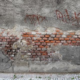 Photo Textures of Wall Plaster Damaged